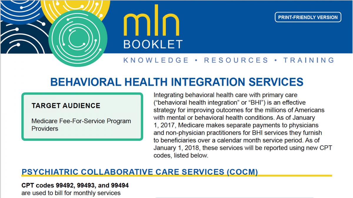 Behavioral Health Integration